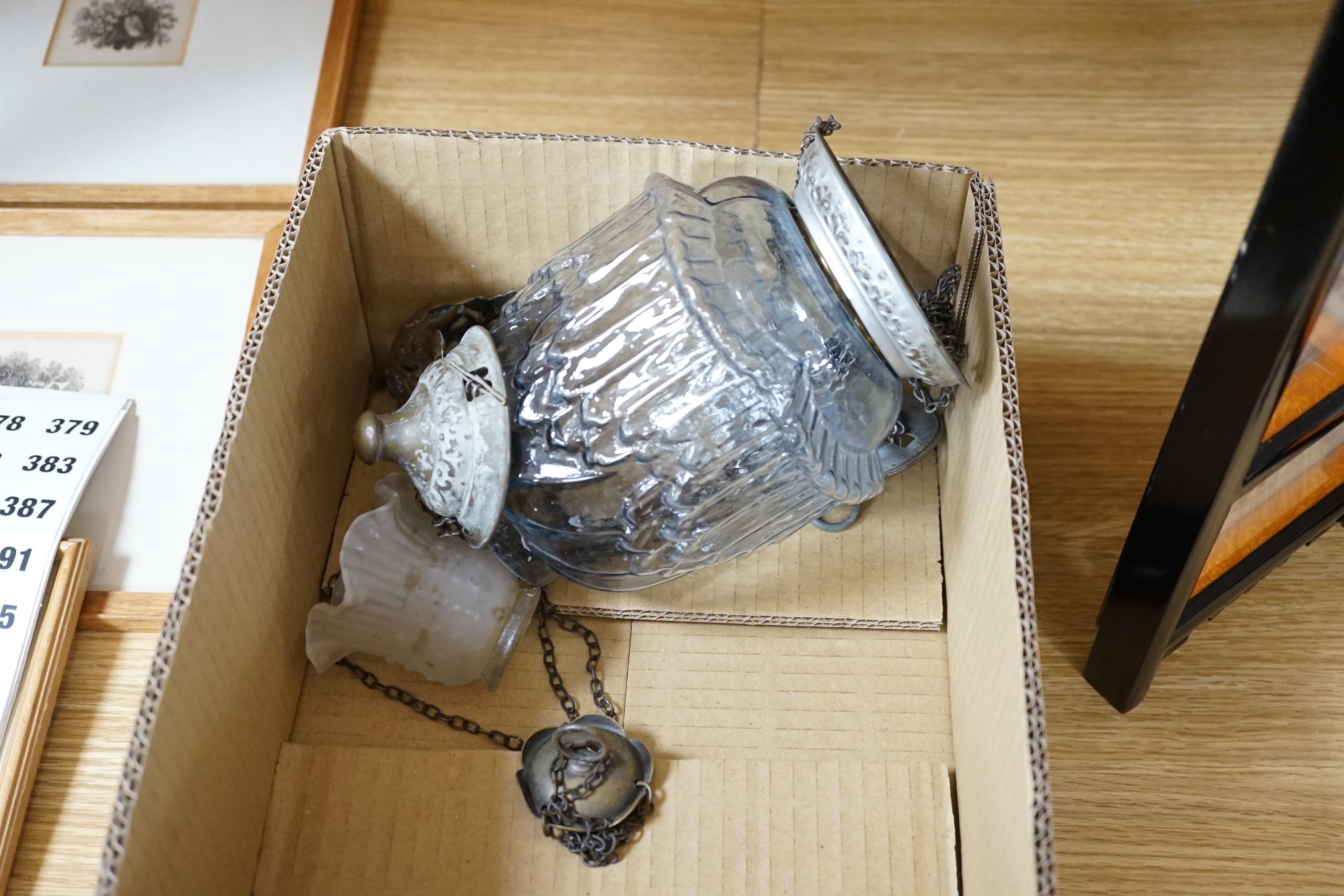 A group of assorted incense lamps